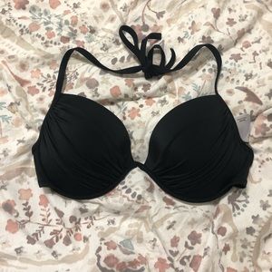 Black bathing suit top